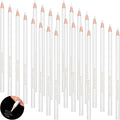 Outus 24 Pcs Sewing White Fabric Pencil Bulk Dress Marker Tailor Pencil Water Soluble Pen for Fabric Wipe Quilting Washable Marking Pen for Wedding Dressmaker DIY Craft