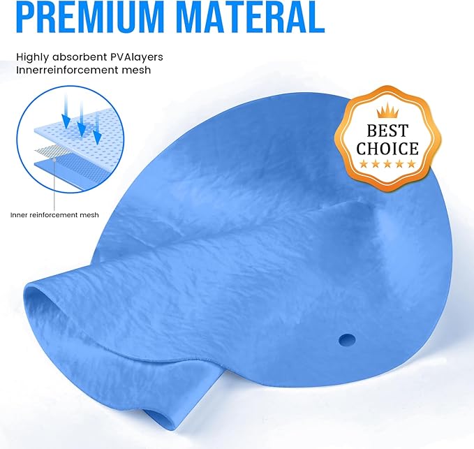 BKALEME BatMate for Ceramics and Pottery 12 Inch, Warp-Resistant Pottery Bats, Boosted Pottery Wheel Stability, for Pottery Tools & Pottery Machine Accessories, Blue