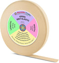 Mandala Crafts Wide 1/2 Inch Khaki Elastic Bands Spool for Pants Waistbands Sewing and DIY Crafts, 88 YD Stretchy Flat Fabric Strap Knit Elastic Band for Wig