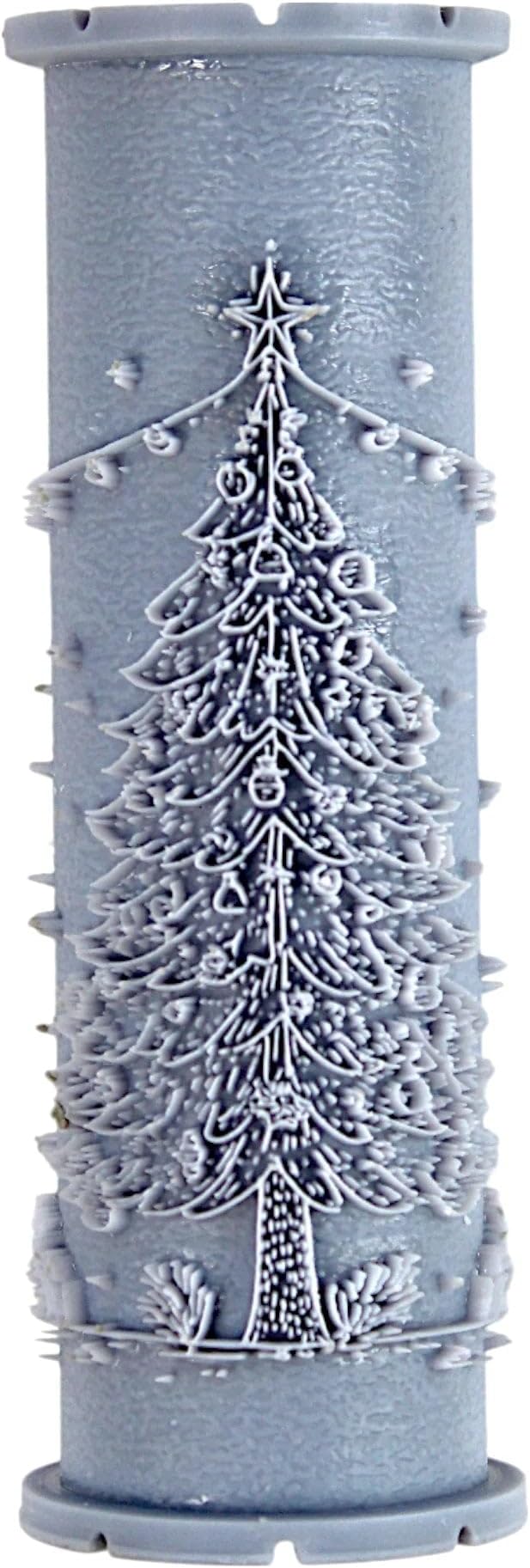 Christmas Tree Clay Texture Roller (4") - Christmas Set #01 - Embossing Pattern Roller for Polymer & Ceramic Clay, Pottery & Crafts