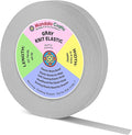 Mandala Crafts Wide 3/4 Inch Gray Elastic Bands Spool for Pants Waistbands Sewing and DIY Crafts, 50 YD Stretchy Flat Fabric Strap Knit Elastic Band for Wig