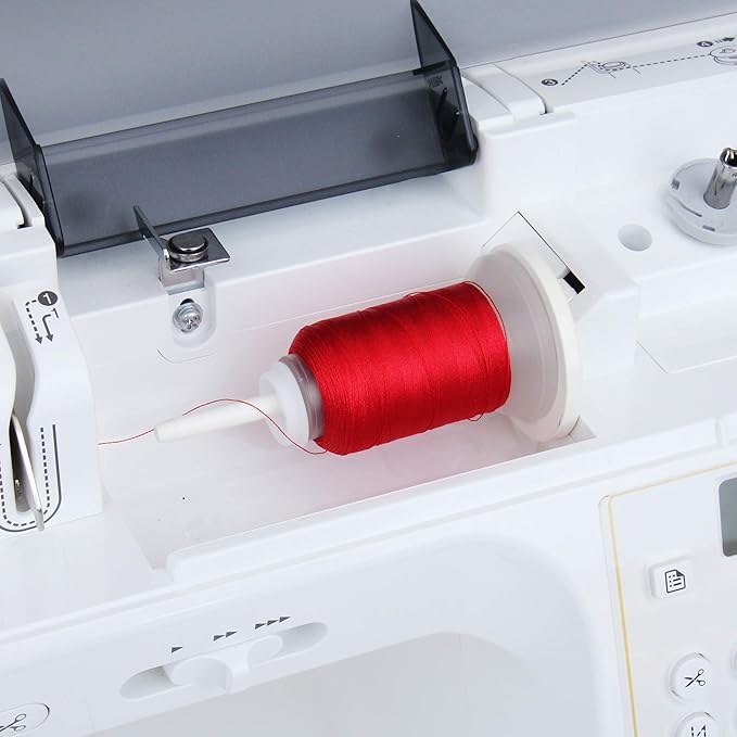 Threadart 63 Colors Polyester Embroidery Machine Thread Set Spool Brother | 500M (550Yd) Spools 40wt | for Brother Babylock Janome Singer Pfaff Husqvarna Bernina Sewing and Embroidery Machines
