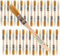 Pro Grade - Chip Paint Brushes - 36 Ea 1/2 Inch Chip Paint Brush Light Brown