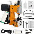 Gk9-890 Portable Bag Closer Machine, 2s/Bag 110V Industrial Electric Bag Closing Sewing Sealing Stitching Machine for Woven Snakeskin Paper Bag, 190W Handheld High Speed Machine