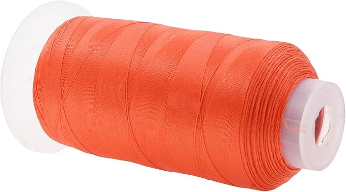 Mandala Crafts Coral Heavy Duty Thread - 1500 Yds Tex 70 Bonded Polyester Threads for Sewing Drapery, Jeans, Leather, Hair, Outdoor Marine Upholstery