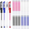 JANYUN 116 Pieces Heat Erasable Pens for Fabric Set, 12 Disappearing Ink Pens with 104 Refills Fabric Marking Pens Fabric Markers for Quilting Sewing DIY Dressmaking Fabrics Tailors Chalk