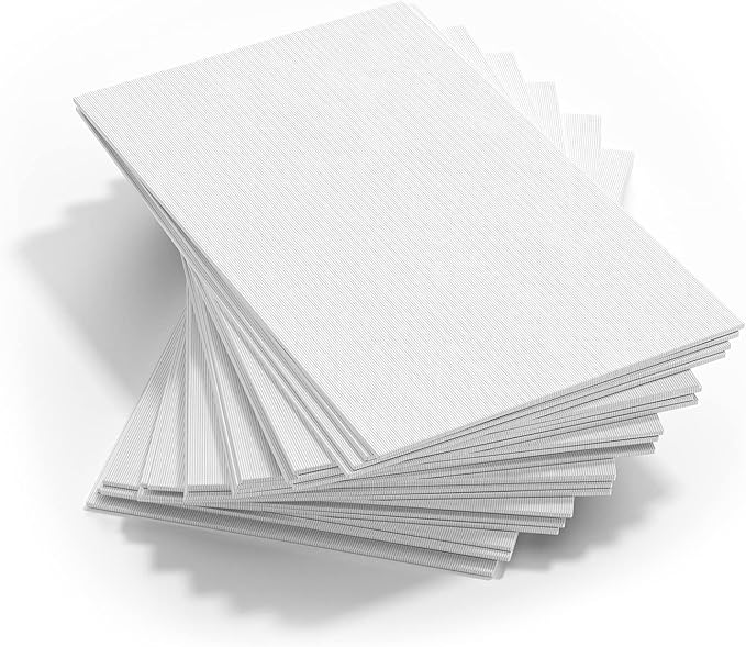 GOTIDEAL Canvases for Painting, 3x5 inch of 24, Professional Primed White Blank Flat Canvas Panels- 100% Cotton Artist Canvas Boards for Acrylics Painting, Oil Watercolor Tempera