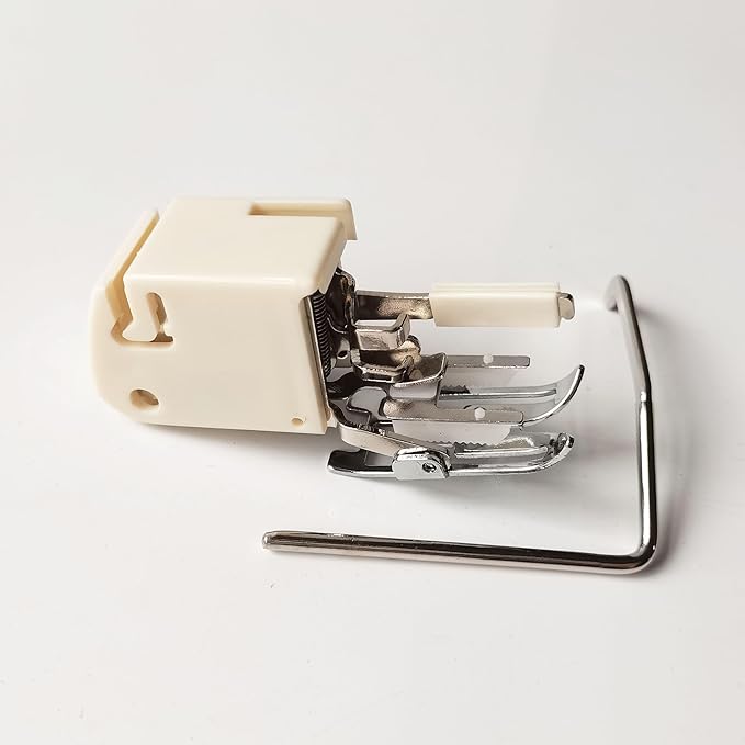 HONEYSEW Even Feed Walking Foot with Quilting Guide Sewing Machine Presser Foot (5mm) 214875014 for Brother Singer Janome