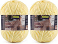 2 Skeins Fluffy Chenille Yarn for Crocheting - Baby Blanket Yarn for Knitting - Velvet Yarn for Amigurumi Crochet, Ultra Soft Yarns Total Weight 400g/14oz, Total Length 480m/524yard
