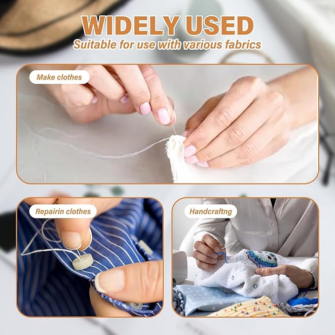 39pcs-Big Eye Sewing Needle Set,Steel Needles for Hand Sewing,Portable DIY Handcraft Set,Suitable Sewing Supplies for Various Stages