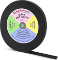 Mandala Crafts Wide 3/4 Inch Black Elastic Bands Spool for Pants Waistbands Sewing and DIY Crafts, 50 YD Stretchy Flat Fabric Strap Knit Elastic Band for Wig