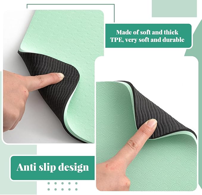 3 Pcs Sewing Machine Muffling Mat Pedal Mat Sewing Machine Pad No Slip Rubber Stay in Place Mats for Calms Vibration(Green,15 x 20 Inch,14 x 9 Inch,14 x 11 Inch)