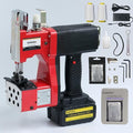 Cordless Bag Sewing Machine | Portable Industrial Bag Closer | 2-Second Fast Sealing for Woven PP/Canvas/Jute Bags | Factory & Farm Bag Stitcher (Red, Lithium Battery - 36V DC)
