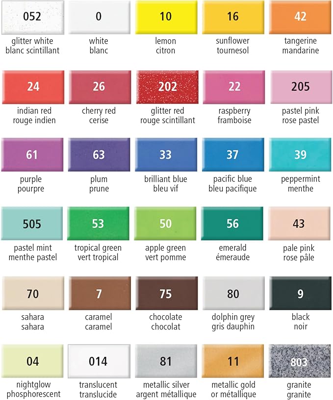 STAEDTLER FIMO Soft Oven-Bake Polymer Modeling Clay: 30 Piece Starter Kit for Jewelry, Scultpting, and Crafting for Beginners, Assorted Colors (0.88 oz Blocks), Adult Crafts and Creative Gifts