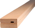 Precision Quilting Tools Quilt Hanger Rack, Knob-Less Modern Wooden Design for Wall Hanging to Clamp Quilts, Rugs, Tapestries (Light Stained Wood 60" Size), Tapestry Hangers, Mounted Quilt Rack