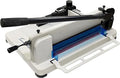 HFS(R) Heavy Duty Guillotine Paper Cutter 400 Sheet Capacity | Solid Steel Construction (A4-12'' Paper Cutter)
