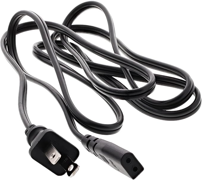 Power Cord for Janome Sewing Machines (653524007) - Fits Janome MC6600, HD9, MC9500P, MC6500, and More