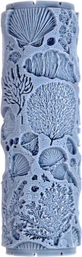 Ocean Floor Collage Clay Texture Roller (4") - Seamless Ocean Set #01 - Embossing Pattern Roller for Polymer & Ceramic Clay, Pottery & Crafts