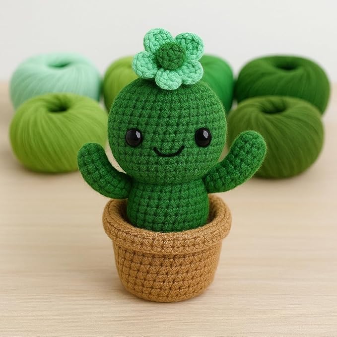 Harmony Cotton Yarn by Yarneverse – 6-Pack Soft Fine Weight (#2) 60% Cotton / 40% Acrylic (50g / 165m Each – Total 300g / 990m) (6, Green Spectrum Collection)