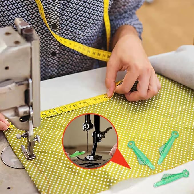 Sewing Machine Needle Threader,Sewing Machine Needle,DIY Needle Threaders,2024 New Quick Sewing Threader for Hand Upgraded Automatic Needle Threader Automatic Needle Threader (Yellow 10 pcs)