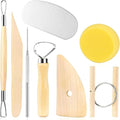 LINPHCEY 8Pcs Clay Sculpting Tools Set Perfect for Polymer Air Dry Modeling Clay Beginners & Professionals Ideal for DIY Pottery & Ceramics Tools for Clay Sculpey Sculpting & Crafting