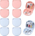 EupHHonycs 10 Pieces Mini Travel Sewing Kit Portable Travel Sewing Box Kit Portable Small Emergency Sewing Tool with Needle and Thread Scissors for Beginner Traveler Hotel Charity Homeless