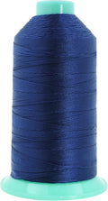 Mandala Crafts Size 207 630D T210 Bonded Nylon Thread - Navy Blue 800 YDs Tex 210 Heavy Duty Sewing Threads for Leather, Jeans, Weaving, Outdoor Marine Upholstery