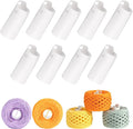 Etcokei 9pcs Yarn Ball Tube for Etcokei Electric Yarn Winder M1, Reusable ABS Yarn Cake Tube for Neat Storage & Tangle-Free Knitting/Crocheting Accessories