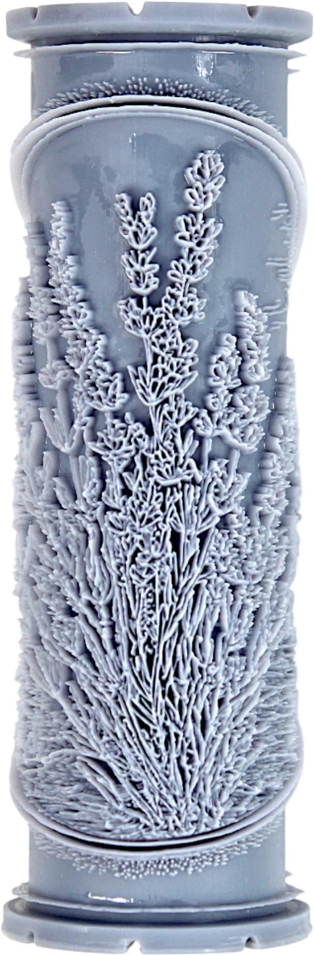 Lavender Clay Texture Roller (4") - Flower Set #02 - Embossing Pattern Roller for Polymer & Ceramic Clay, Pottery & Crafts