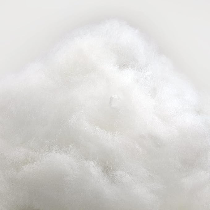 Fairfield The Original Poly-Fil, Premium Polyester Fiber Fill, Soft Pillow Stuffing, Stuffing for Stuffed Animals, Toys, Cloud Decorations, and More, Machine-Washable Poly-Fil Fiber Fill, 6.5 lbs. Box