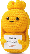 Thank You Gifts, Teacher Appreciation Gift from Student,Emotional Support Crochet Gift, Birthday Gift for Women, Men, Friends, Teachers, Colleagues, Students, Christmas, Thanksgiving Gifts