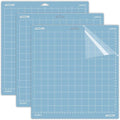 AOOIIN 12 x 12 inch LightGrip Cutting Mat for Cricut Explore One/Air/Air 2/3/4/Maker/Maker 3/Maker 4 Adhesive Non-Slip Cut Mats Replacement Accessories for Cricut, 3 Pack