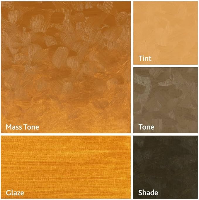 Tusc & Pine Artist Oil Paint - Raw Sienna, 40 ml, Non-Yellowing, Rich & Creamy Consistency, Maximum Pigment Load, Small Batch Milled Oil Paints Made in the USA for Professional Artists