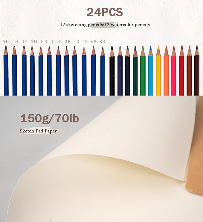 DJAR 89 pcs Acrylic Art Set with French Easel for Professional Artist, Painting Kit with paintbrushes, Canvas, Acrylic Art Supplies Kit for for Adults