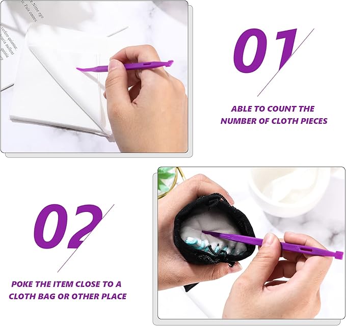Dingion 12 Pieces That Purple Thang Sewing Tools Multifunctional Purple Thing Sewing Kit Projects Use