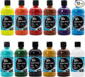 Mont Marte Signature Basic Color Acrylic Paint Set, 16.9oz (500ml), Semi-Matte Finish,Suitable for Canvas, Wood, Fabric, Leather, Cardboard, Paper, MDF and Crafts