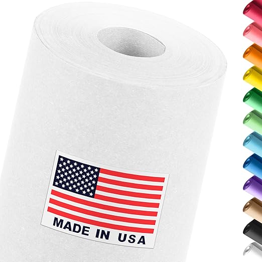 18" x 1200" (100 ft) White Construction Paper Roll, (Pack of 1 Roll, White Color) – Made in USA Construction Kraft Paper Roll for School Projects – Color Paper for Crafts, Art Paper for Kids