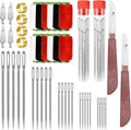 74PCS Sewing Tool Set, Large-Eye Steel Sewing Needle Kit—Includes Threader and Needle Repair Tools, Ideal for Beginners and Home Use.