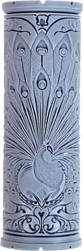 Peacock Clay Texture Roller (4") - Bird Set #01 - Embossing Pattern Roller for Polymer & Ceramic Clay, Pottery & Crafts