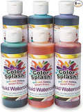 Color Splash!-mp-PT3265 8-oz. Liquid Watercolor Paint (Pack of 6)