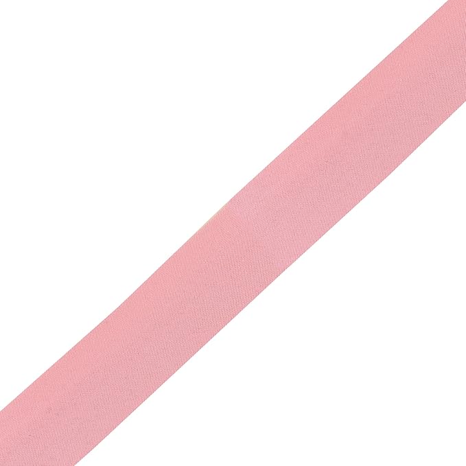 Mandala Crafts 55 Yards 1 Inch Blush Double Fold Bias Tape for Sewing - Bias Binding Tape for Quilting Binding, Hemming, Seam, and Fabric Piping