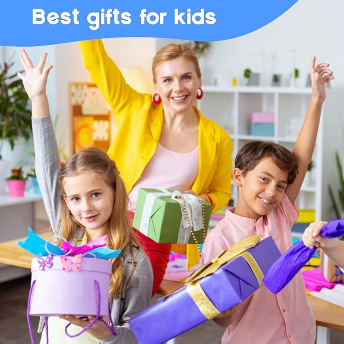 ThEast Valentines Day Gifts for Kids, 30 Rainbow Pencils Party Favors, Easter Basket Stuffers Essentials for Teens, 4 in 1 Colored Pencils for Kids, Goodie Bags Stuffers