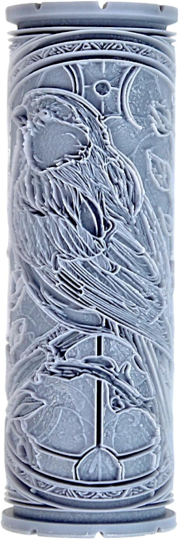 Goldfinch Clay Texture Roller (4") - Bird Set #02 - Embossing Pattern Roller for Polymer & Ceramic Clay, Pottery & Crafts