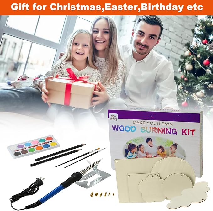 ACRSIKR Gifts for Teens, 11 12 13 14 16 Years Old Teen Boys Girls Gift Arts Crafts Christmas Wood Burning Kit Tool for Teenagers