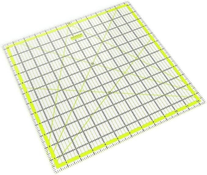 ARTEZA Quilting Rulers Set of 4, Double-Colored Acrylic Sewing Ruler