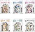 90 Pieces Roman Garden Statue Stickers, Aesthetic White Kraft Paper Decals for Scrapbooking, Bullet Journals, Planners, Vintage Angel Statue Landscape Creation Stickers for Adult DIY Crafts