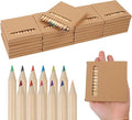 25 Packs/300pcs Mini Drawing Colored Pencils, 3.5 Inch Portable Painting Pencil for Kid 12 Different Color Pencils in Bulk, Painting Classroom School Birthday Wedding Christmas Party Favors