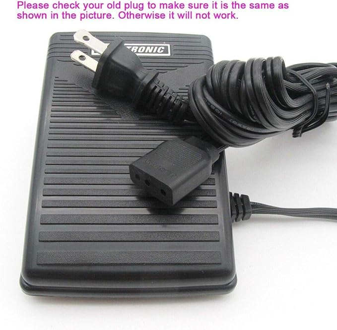 YICBOR 3 Uneven Prong Foot Control Pedal 110V #032270116 for Kenmore #6811,6812,6815