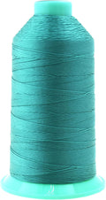 Mandala Crafts Size 138 420D T135 Bonded Nylon Thread - Turquoise 1250 YDs Tex 135 Heavy Duty Sewing Threads for Leather, Jeans, Weaving, Outdoor Marine Upholstery