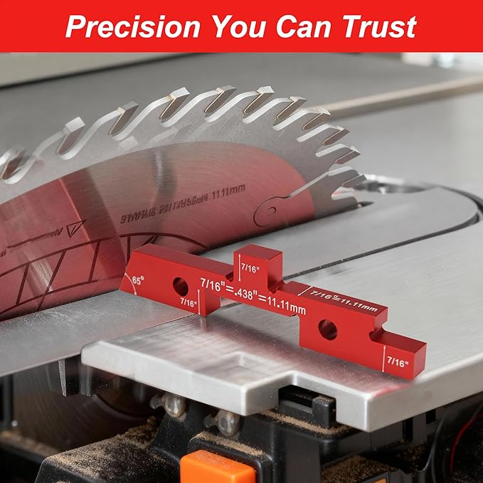 Setup Blocks Woodworking 14Pcs Aluminum Setup Bars with Case Setup Blocks Height Gauge Set Table Setup Blocks for Woodworking Tools Router Table Saw Height Depth Angle Fence Alignment Gauge Set